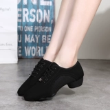 Дышащие танцующие туфли, ткань оксфорд, мягкая подошва