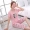 Bộ đồ ngủ hoạt hình dành cho nữ mùa hè ngắn tay ngắn đặt 200 kg mỏng cotton XL dịch vụ nhà ngọt ngào 5XL - Giải trí mặc / Mum mặc quần lót bầu