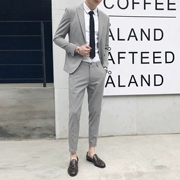 Bộ đồ vest nam phiên bản Hàn Quốc của Slim kinh doanh chuyên nghiệp ăn mặc giản dị giới trẻ Anh