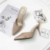 Baotou bán dép nữ mùa hè 2019 thời trang Hàn Quốc giày hoang dã giày cao gót mỏng gót cao gót nữ - Dép Dép