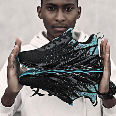 男鞋跑步鞋2021春夏季新款减震轻便跑鞋软底网面透气运动鞋男