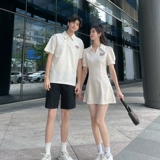 Парная одежда для влюбленных, летняя одежда, юбка, футболка polo, в американском стиле, короткий рукав, популярно в интернете