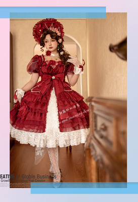 taobao agent Genuine long skirt, Lolita style, Lolita OP
