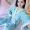 Váy ngủ nữ mùa thu và mùa đông dễ thương Phim hoạt hình Hàn Quốc của flannel mùa thu và mùa đông nhung nhung đồ ngủ dài tay dày lên phục vụ nhà áo ngủ đầm ngủ 2 dây