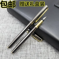 Горная ручка головка 696 квадратных треугольников Sharp Gold Steel Student Study Practive Metal Pen Business Gift Free Dropping