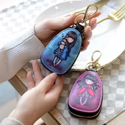 GM key key bag nữ nhỏ đơn giản dễ thương Hàn Quốc dung lượng lớn cá tính hoạt hình đa chức năng khóa móc khóa gói - Trường hợp chính