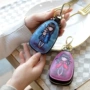 GM key key bag nữ nhỏ đơn giản dễ thương Hàn Quốc dung lượng lớn cá tính hoạt hình đa chức năng khóa móc khóa gói - Trường hợp chính ví móc khóa da thật