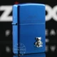 Mỹ bản gốc zippo nhẹ hơn Zippo chính hãng vàng bạc xanh băng gấu sticker Nhật Bản phiên bản giới hạn zp - Bật lửa