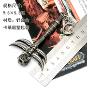 Trò chơi World of Warcraft vật lý xung quanh 骷髅 đũa phép trang trí vũ khí mô hình phụ kiện chính mặt dây chuyền - Game Nhân vật liên quan