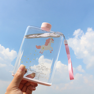 Unicorn flat cup nữ sinh viên Hàn Quốc phiên bản của cô gái tim cup dễ thương siêu dễ thương cá tính giấy giấy cốc nhựa