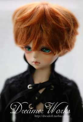 taobao agent BJD/SD 3 points, 4 cents, 6 minutes, wigs/imitation horse -haired short hair, Peruvian brown 1/4,1/3