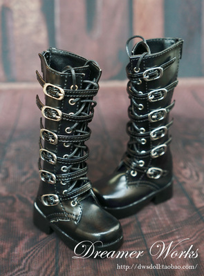 taobao agent BJD/SD 3 -point 4 -point Doll Shoes Multi -Det PUNK Boot 1/4,1/3