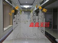 Màn hình hoa cửa sổ phân vùng hiên trắng rỗng chạm khắc hoa quạt hoa loại phòng khách câu lạc bộ