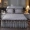 Khăn trải giường kiểu châu Âu giặt bằng vải trải giường đơn mảnh nệm chống trượt 1,8m tấm phủ bụi dày