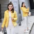 2018 mùa đông mới bông phù hợp với nữ phần ngắn Hàn Quốc sinh viên hoang dã bông áo khoác áo khoác chống mùa bông nhỏ áo khoác bánh mì quần áo thủy triều áo phao nữ hàng hiệu Bông