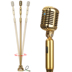 micro có dây shure Đu dây micro retro retro KTV hoài cổ sân khấu cuộc họp K bài hát cảm ứng dọc không dây micro rocking mic loa kéo Micrô