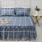 Váy ngủ 100% cotton một mảnh Phiên bản Hàn Quốc của chiếc giường nhỏ cạnh bằng vải ren cạnh giường nệm nệm 1,5m 1,8 m - Váy Petti