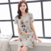 Mùa hè mới phim hoạt hình nightdress cô gái cotton ngắn tay mùa hè ăn mặc của phụ nữ đồ ngủ ladies home dịch vụ XL Giống cái