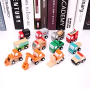 Zephyr mô hình xe mini trẻ em đồ chơi bằng gỗ khối 1-2-4 tuổi bé trai và bé gái 3-6 tuổi - Chế độ tĩnh