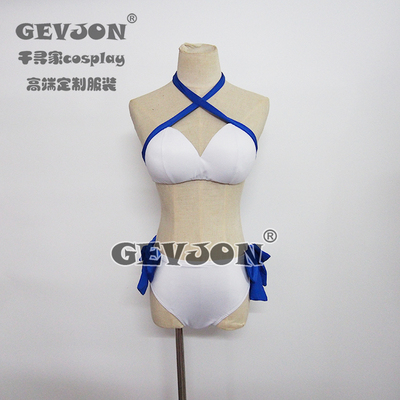 taobao agent Fate/Grandorder's king Saber swimwear cosplay initial white swimsuit dead library water female FGO