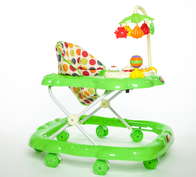 Standard Green2021 baby carriage Boys and girls Walkers newborn bb baby walk vehicle child With music Starting car
