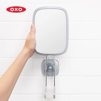 American Oxo мощная всасывающая чашка против ффо -ффо -ффо -зеркальное зеркальное зеркало туалетная стена ванная комната -без удара прямоугольный