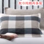 Vàng Drops vải cotton jacquard gối bao gồm một cặp các cặp vợ chồng sinh viên Four Seasons chung toàn nạp bông rửa - Khăn gối vỏ gối anime