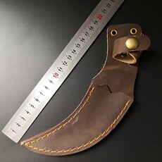 Ножны для ножей 真皮刀套 爪子刀刀鞘挂腰真皮保护套手工头层牛皮爪刀套刀具皮套