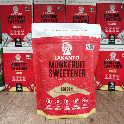 Lakanto Luo Han Guo блеск Большой мох гликол, без сахара без сахара кровавый сахар 235 грамм