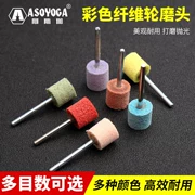 Sợi mài bánh xe Đầu nylon đánh bóng bánh xe được chải deburring bánh xe điện mài máy mài - Phần cứng cơ khí