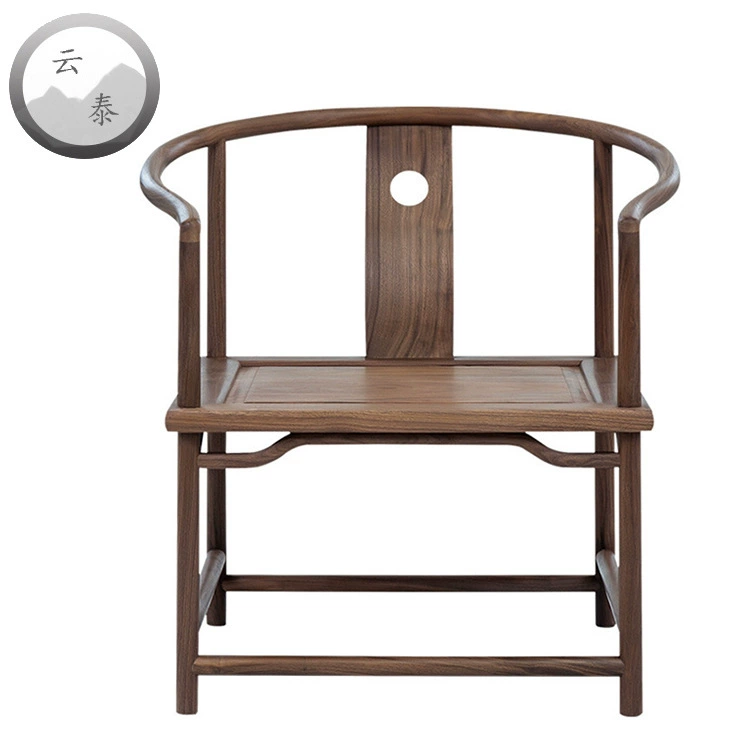 Gỗ cây du già gỗ rắn Ghế giáo viên không sơn ghế tròn ghế mới Trung Quốc Zen đồ nội thất Ming và Qing ghế cổ - Bộ đồ nội thất