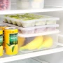 Trái tim IKEA Nhật Bản không dính đáy hộp bánh bao đôi niêm phong hộp tươi tủ lạnh lưu trữ lò vi sóng tủ lạnh nhà - Đồ bảo quản hộp nhựa đựng trái cây