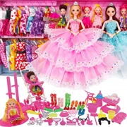 Barbie búp bê nhà cô gái công chúa đồ chơi trẻ em váy quần chơi búp bê nhà búp bê quà tặng sinh nhật - Búp bê / Phụ kiện