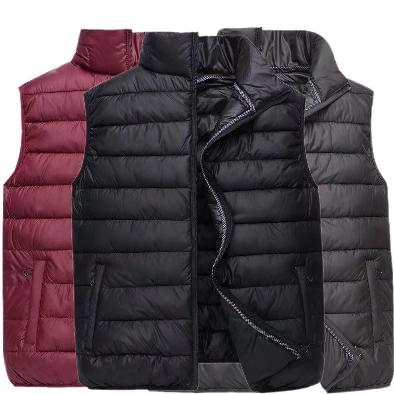 Quần áo mùa đông cotton nam mùa thu và mùa đông thanh niên trung niên ấm áp vest vest trung niên và áo ghi lê nam - Lót