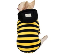 Бычья борьба с собачьи полоски с ногами хлопковая одежда желтые полосы