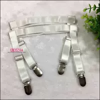 Áo sơ mi qua đầu gối vớ mỏ vịt khóa chân vòng garter quai váy dài vớ clip unisex trượt clip - Nịt Tất phu kien thoi trang nam nu