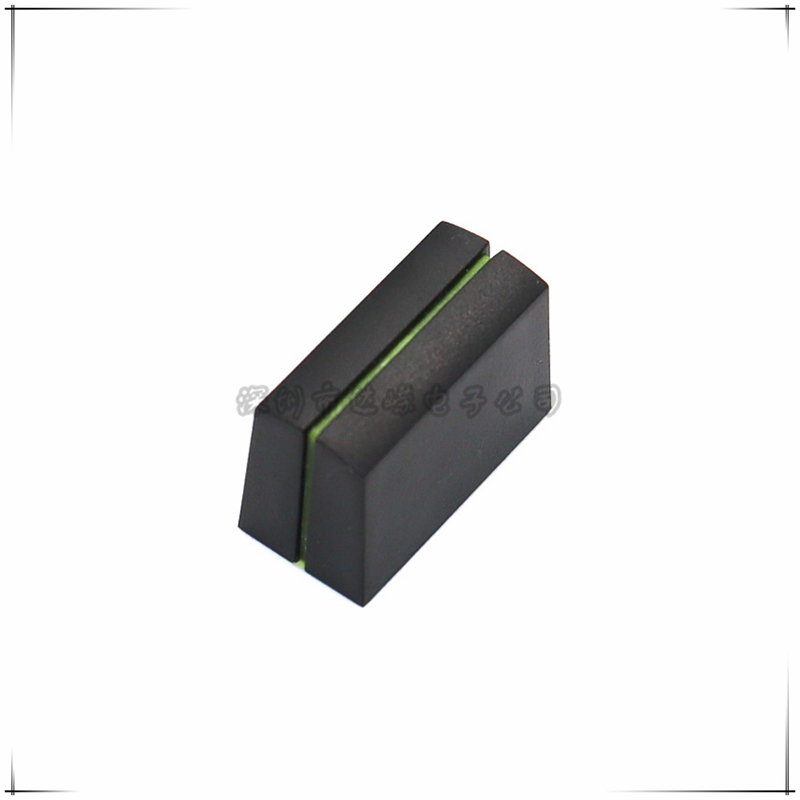 Black GreenPlastic Two color straight slip PUSH Key cap mixer Pusher cap Turntables. volume  hole 4mm Narrow mouth