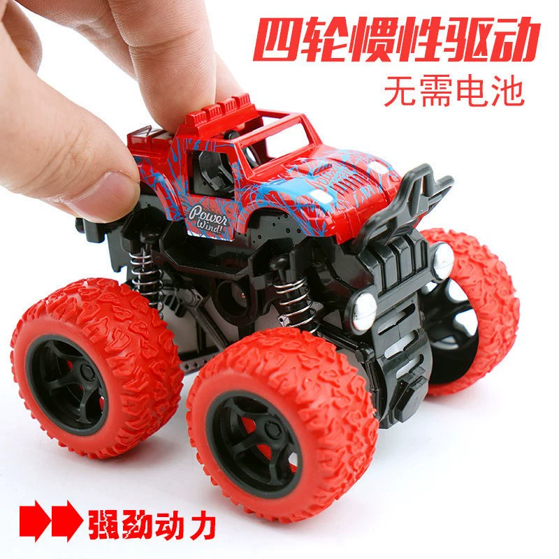 Xe ô tô cho bé 2-3-4-5 tuổi xe địa hình bốn bánh có quán tính bé trai mô hình xe ô tô đồ chơi chống ngã - Khác