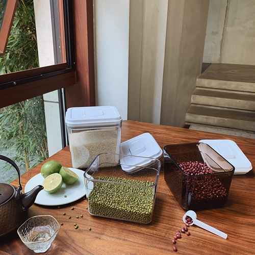 Портативная банка для хранения, пластиковая вместительная и большая коробочка для хранения