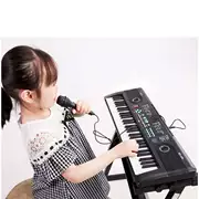 600 bàn phím cho trẻ em gái mới bắt đầu chơi đàn piano 3-8 tuổi, micro 61 phím cho bé giáo dục âm nhạc sớm. - Đồ chơi nhạc cụ cho trẻ em