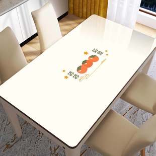 桌布ins风防水防油防烫免洗长方形软玻璃PVC