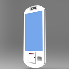 Посещение самолета 医院学校单位电子班牌壁挂打印扫码测温广告机访客登记自助小票