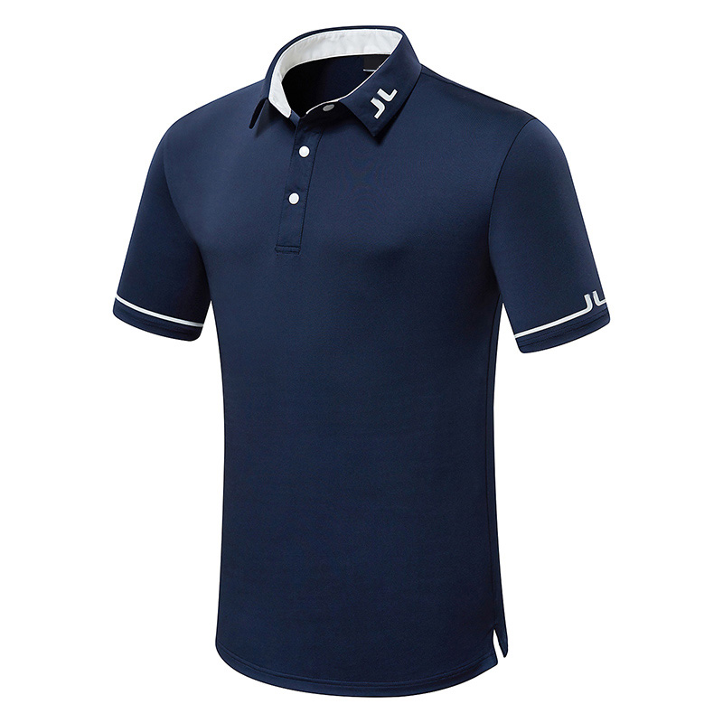 Royal Blue2020 summer new pattern golf clothing golf clothes men's wear Short sleeve ventilation Sweat wicking shirt Quick drying sports garment jacket