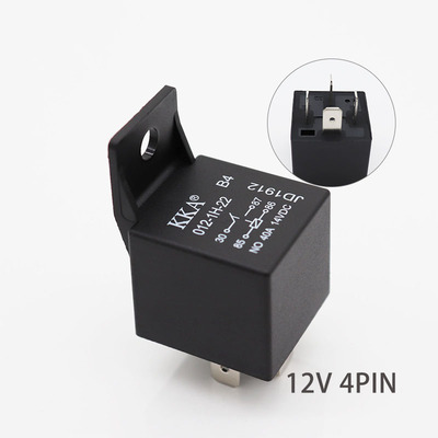 디바이스마트,EV 전기차/캠핑카/그린에너지 > 스위치/커넥터/릴레이 > 릴레이,SMG,KKA-B4 릴레이 12V 40A 4핀 플라스틱판 [TYE-RL013],차량용 릴레이 12V 40A 4핀 / NO : 40A 14V / NC : 30A 14V / 1a1b1c / 브라켓(플라스틱)