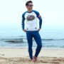 Sabolay cá mập Baolai bãi biển chống nắng nam chuyên nghiệp snorkeling lướt quần áo chia quần dài tay quần bơi sứa quần áo - Nam bơi đầm quần bơi trẻ em nam