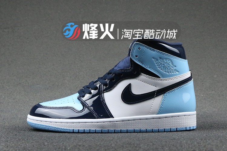 North Carolina BlueBeacon fire quality goods Nike official website AJ Men's Shoes Obsidian Biology hacker AJ1 Small Barb black Mocha Gao Bang Women's Shoes