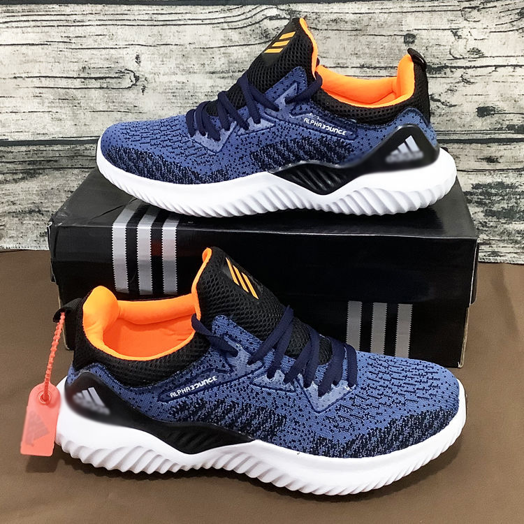Alpha DenimBroken code Clearance official Official website quality goods Adidas Marathon shoes new pattern spring Clover alpha Running shoes leisure time Ice silk Breathable shoes men and women Coconut Mountaineering gym shoes