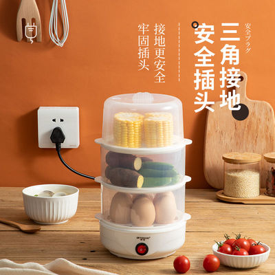 自动断电蒸蛋器大容量煮蛋器家用早餐神器迷你蒸蛋神器早餐机
