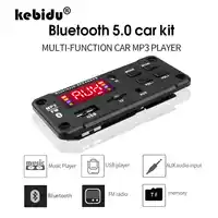 Bluetooth Car Kit Audio USB TF FM Radio Module Wireless Blue