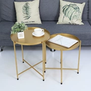 Ins Phong cách Bắc Âu lưu trữ đầu giường bàn cà phê nhỏ sofa bàn nhỏ bên cạnh phòng khách nhỏ bàn cà phê tháo rời và bàn gấp